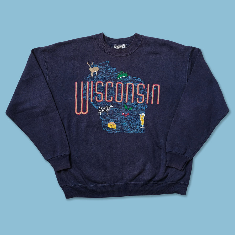 Vintage Wisconsin Sweater Large 