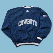 Vintage Starter Dallas Cowboys Windbreaker Large 