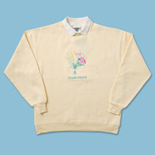 Vintage Flower Sweater Medium 