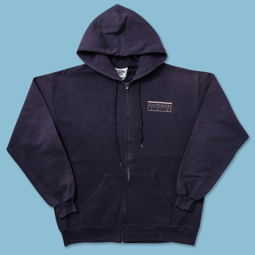 Vintage Southeastern Printing Zip Hoody Large 