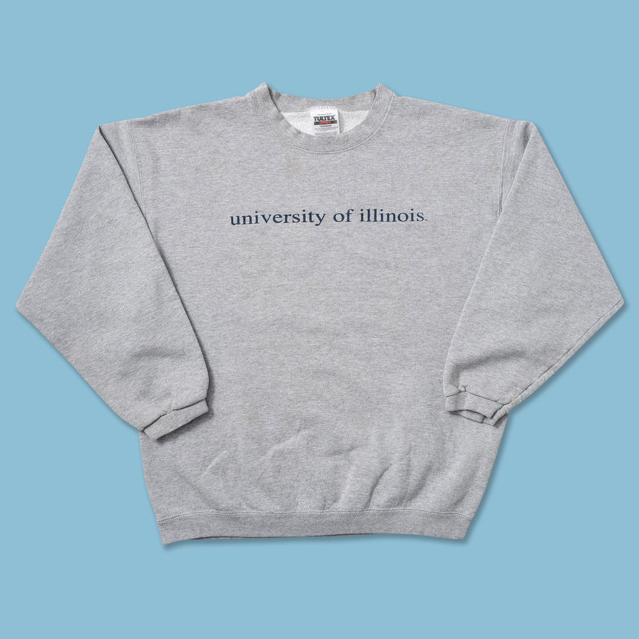 Vintage University Of Illinois Sweater Medium 