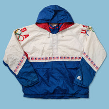 Vintage Starter USA Olympics Windbreaker XLarge 