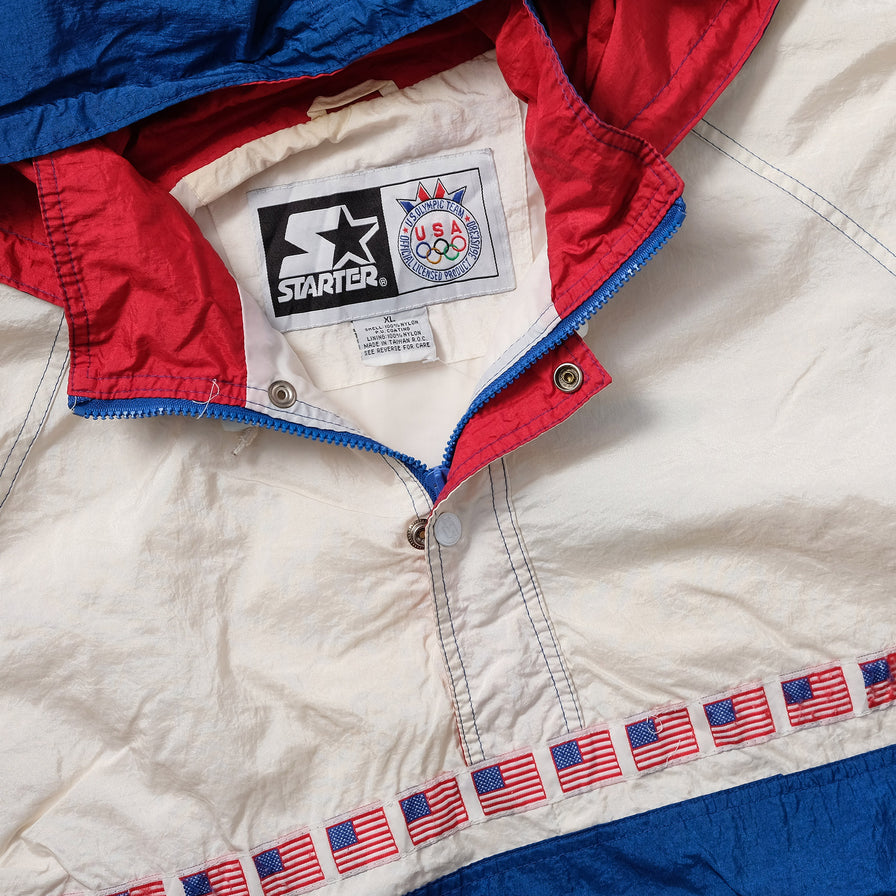 Vintage Starter USA Olympics Windbreaker XLarge 