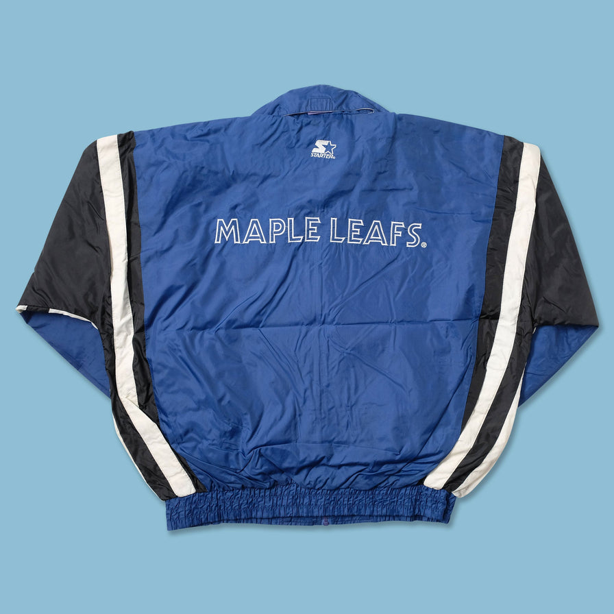 Vintage Starter Toronto Maple Leafs Track Jacket XLarge - Double Double Vintage