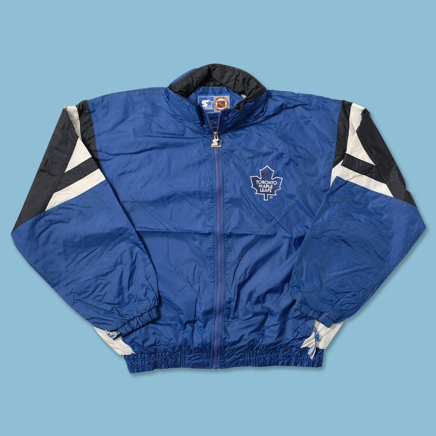 Vintage Starter Toronto Maple Leafs Track Jacket XLarge - Double Double Vintage