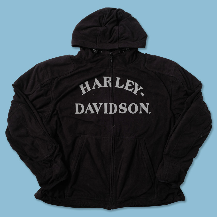 Vintage Harley Davidson Fleece Jacket XLarge - Double Double Vintage
