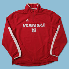 adidas Nebraska Windbreaker Large - Double Double Vintage