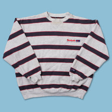 Vintage Reebok Striped Sweater Medium