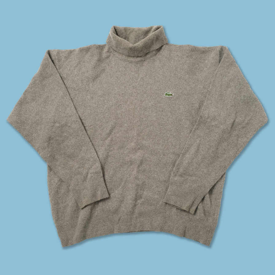 Vintage Lacoste Turtleneck Sweater Medium / Large