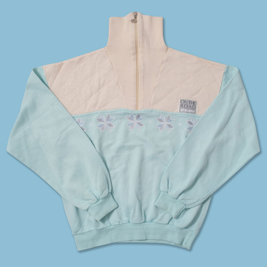 Vintage Lotto Q-Zip Sweater Small 