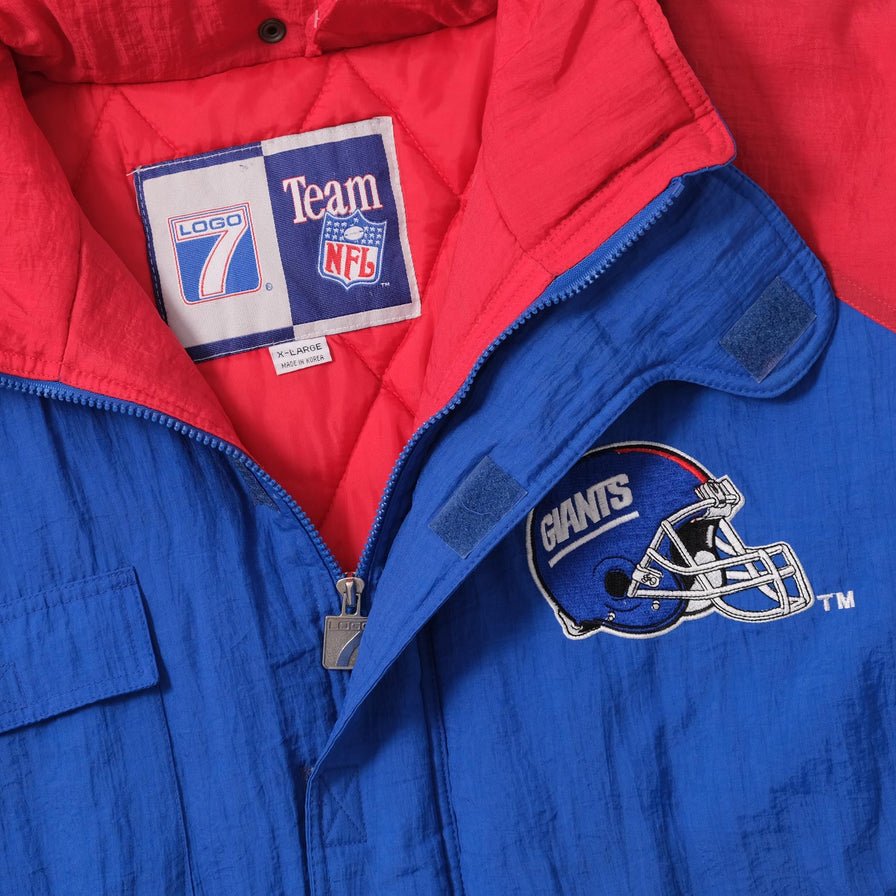 Vintage New York Giants Padded Jacket XLarge 