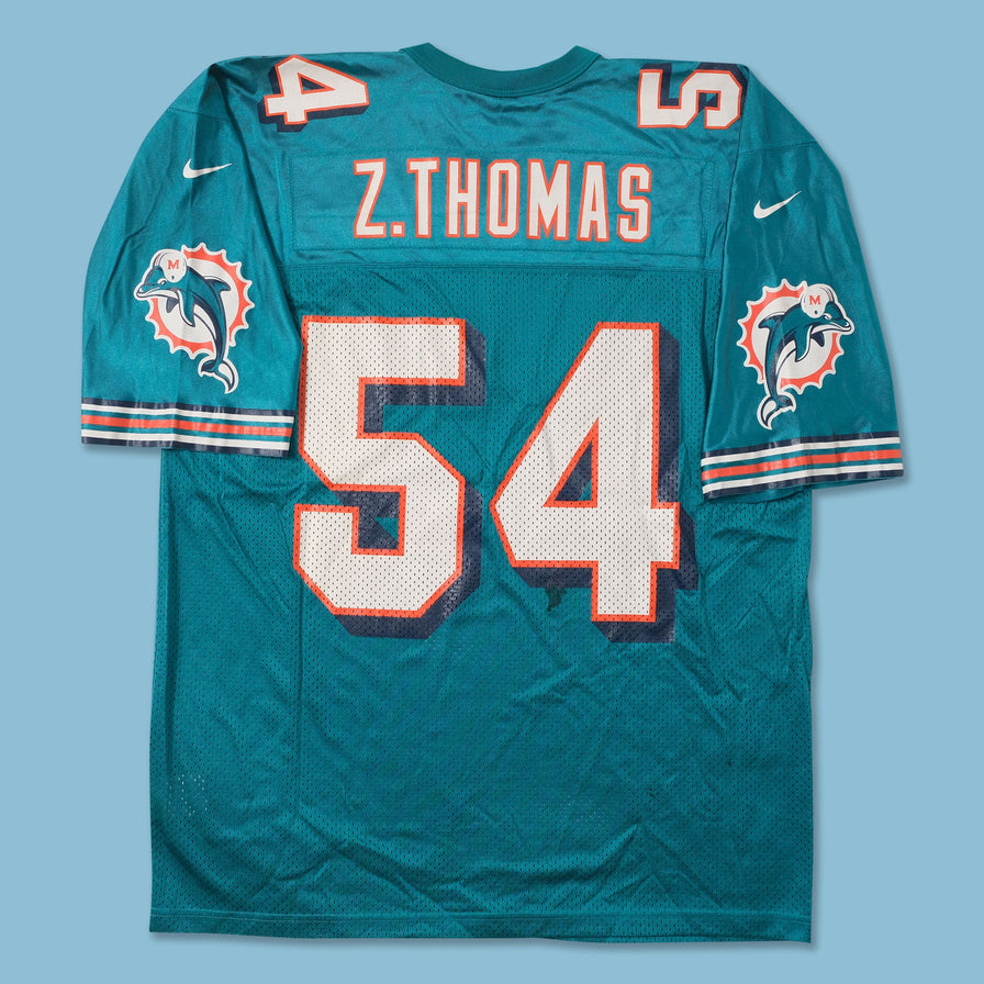 Vintage Nike Miami Dolphins Thomas Jersey XXL 