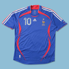 Vintage adidas France Zidane Jersey Large 