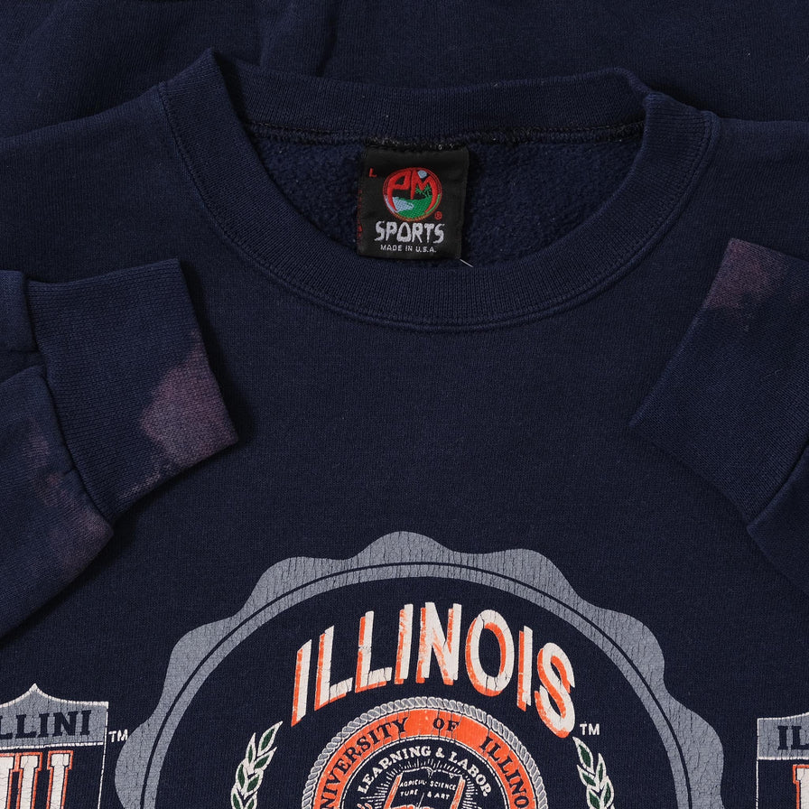 Vintage University of Illinois Sweater Large 