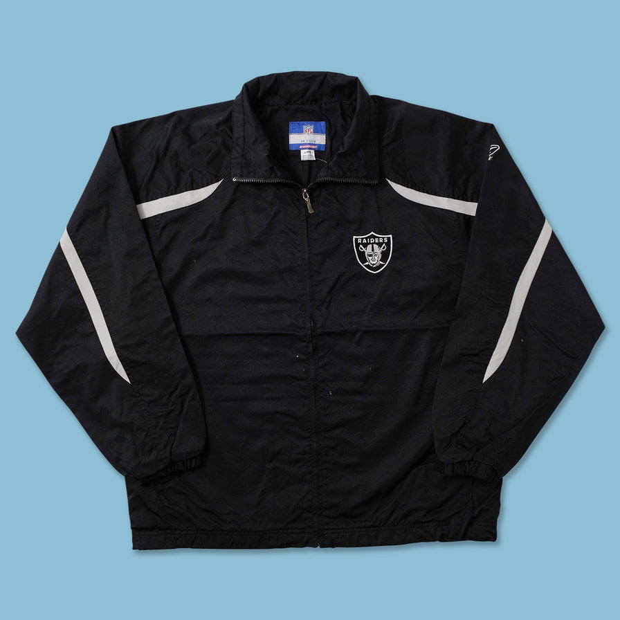 Vintage Reebok Oakland Raiders Light Jacket XLarge 
