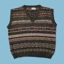 Vintage Knit Sweater Vest Medium 