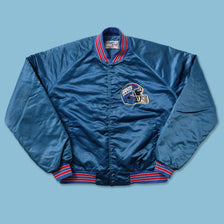 Vintage Chalkline New York Giants Satin Bomber Jacket Large 