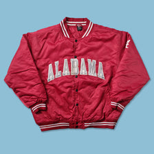 Vintage Starter Alabama Satin Bomber Jacket XLarge 