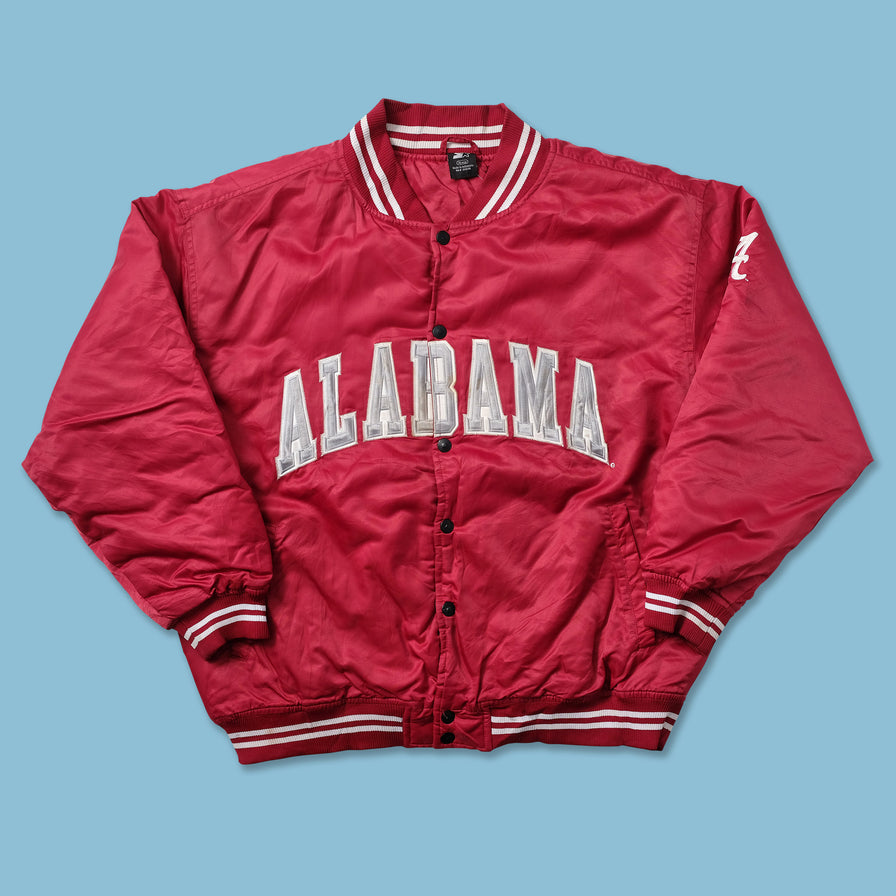 Vintage Starter Alabama Satin Bomber Jacket XLarge 