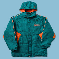 Women's Reebok Miami Dolphins Padded Jacket Medium 