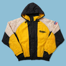 Vintage Starter Pittsburgh Steelers Padded Jacket Large 