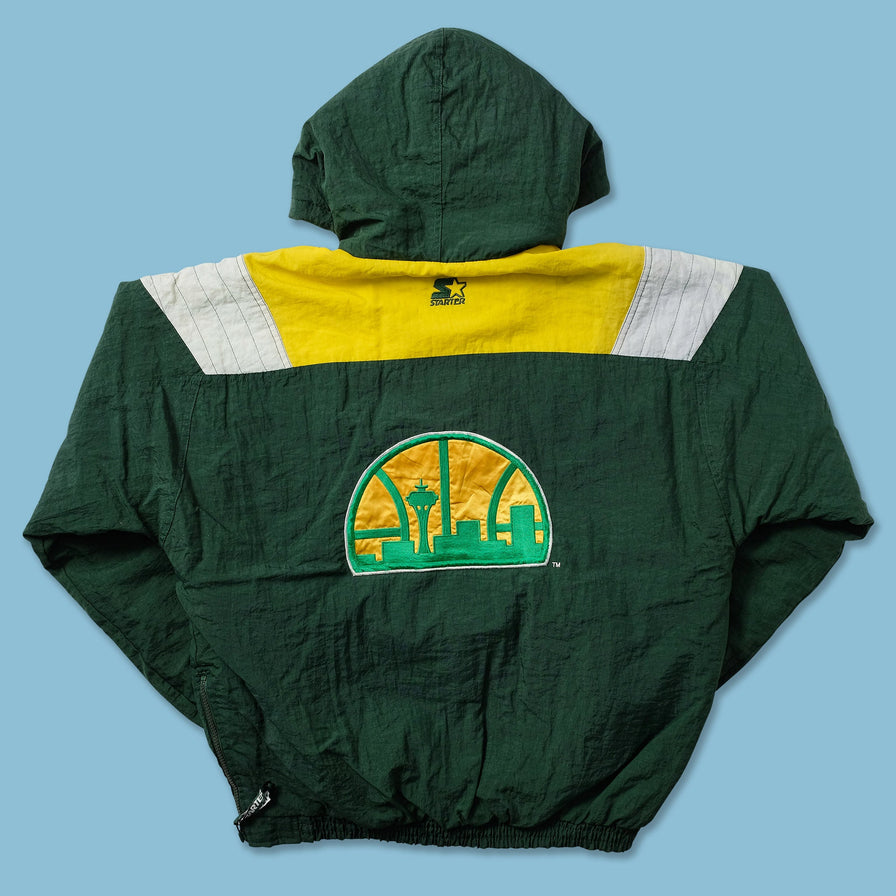 Vintage Starter Seattle Supersonics Anorak Medium 