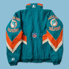 Vintage Starter Miami Dolphins Padded Jacket Medium 