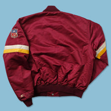 Vintage Starter Washington Football Satin Bomber Jacket Large 