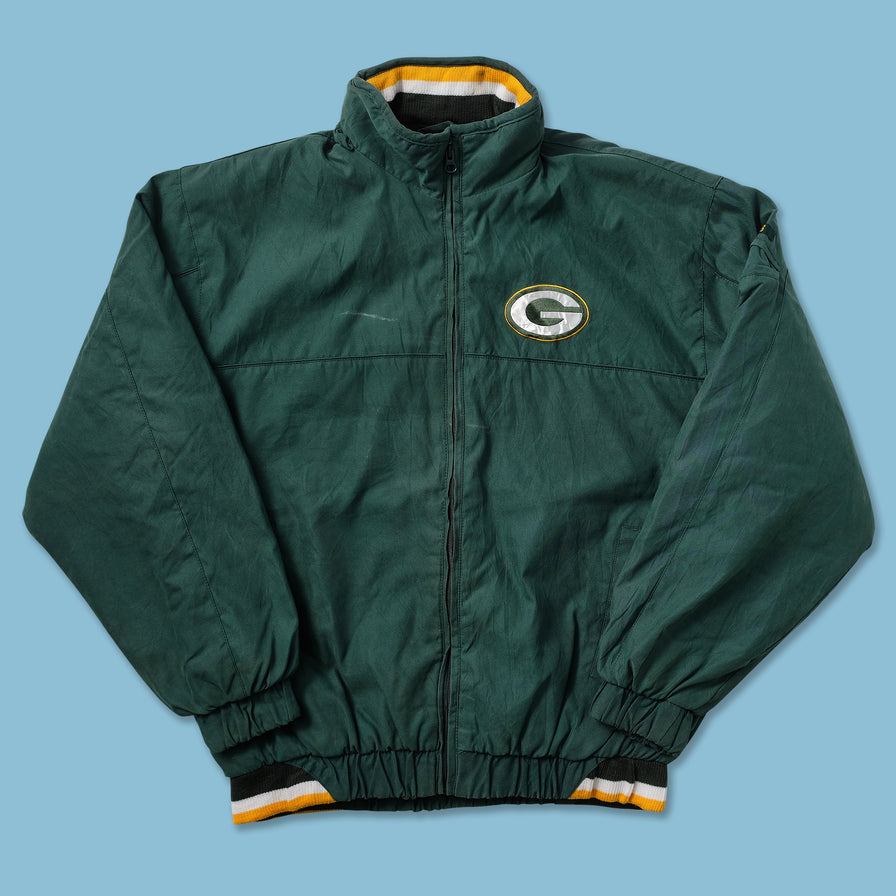 Vintage Greenbay Packers Padded Jacket Medium 