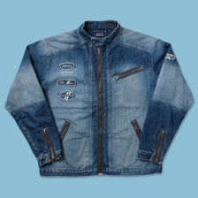 Y2K Enyce Denim Jacket XXL 
