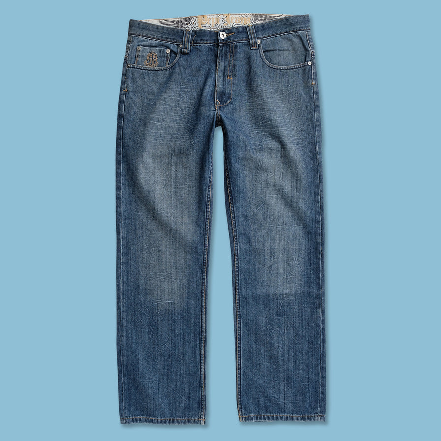 Y2K Pepe Denim Pants 38x34 