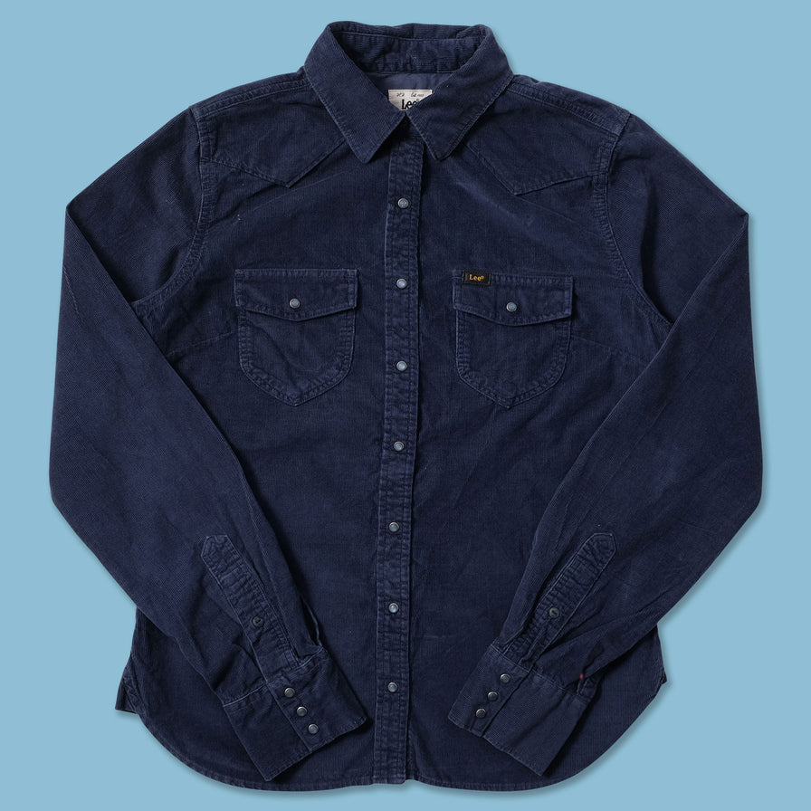Women's Lee Cord Shirt Small - Double Double Vintage