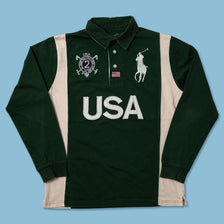 Vintage Polo Ralph Lauren Rugby Sweater Small - Double Double Vintage