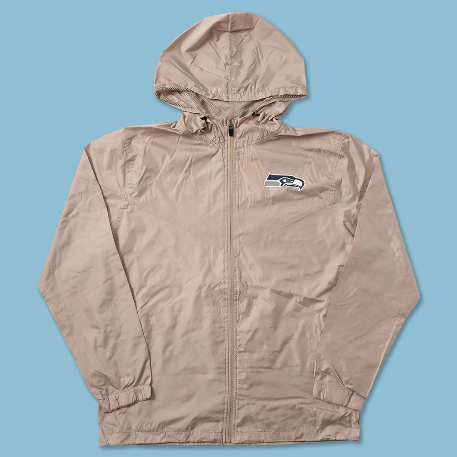 Seattle Seahawks Light Jacket Large - Double Double Vintage