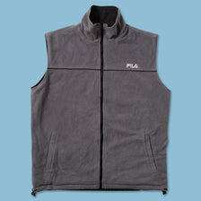 Vintage Fila Reversible Vest Large