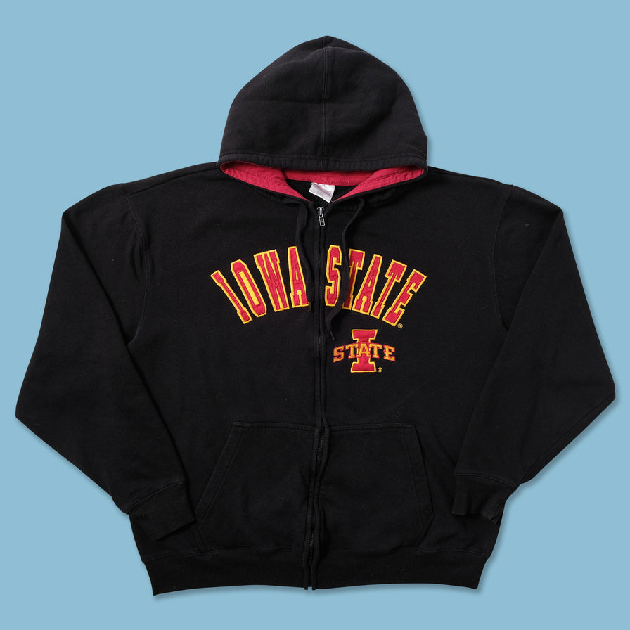Iowa State Zip Hoody XLarge - Double Double Vintage