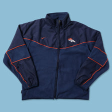 Vintage Nike Denver Broncos Fleece Jacket XLarge - Double Double Vintage