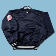 Vintage New York Yankees Satin Bomber Jacket XLarge