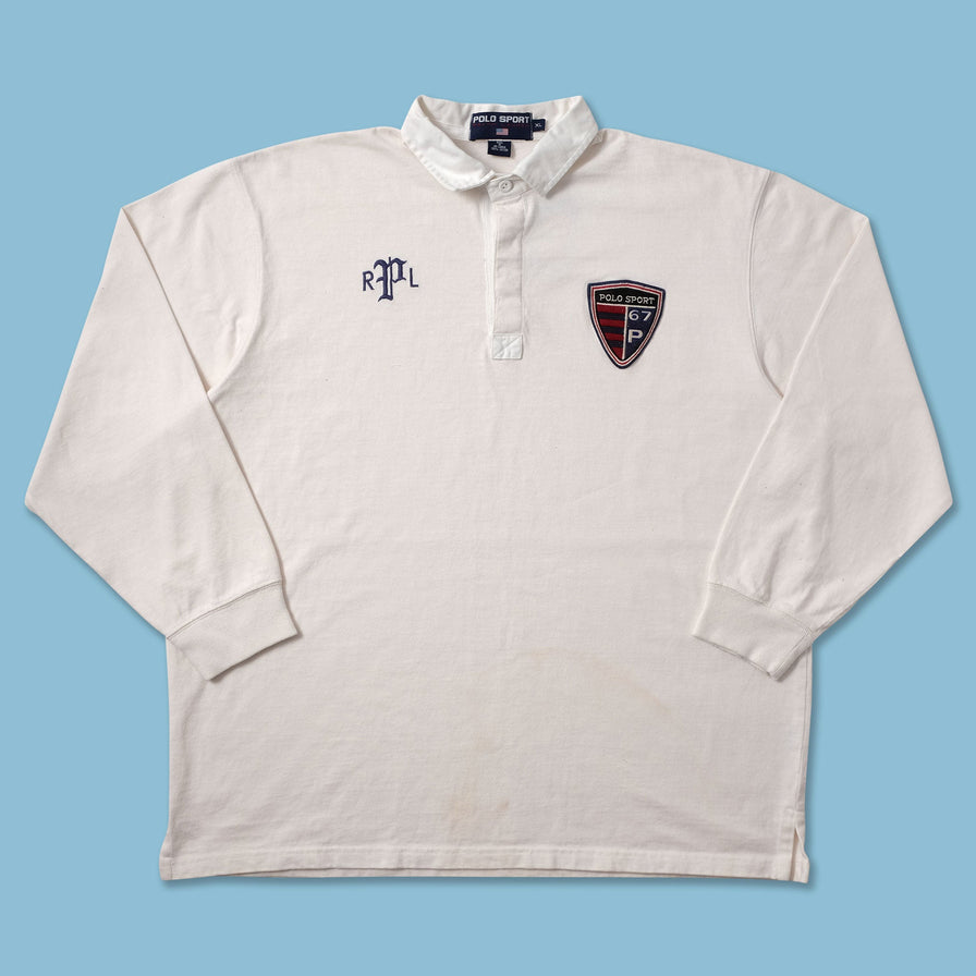 Vintage Polo Sport Rugby Sweater XLarge - Double Double Vintage