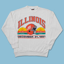 Vintage 1991 Illinois Sweater Large - Double Double Vintage