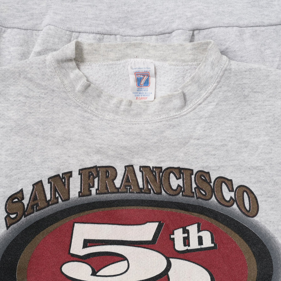 Vintage 1996 49ers Sweater Large - Double Double Vintage
