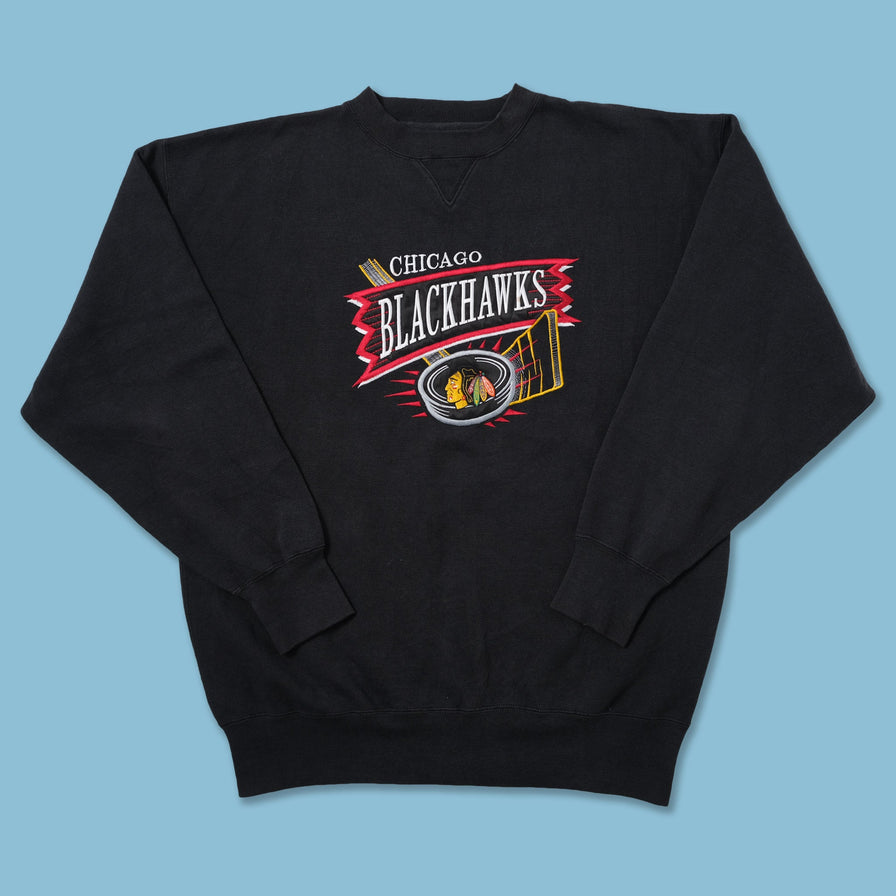Vintage Blackhawks Sweater Large - Double Double Vintage