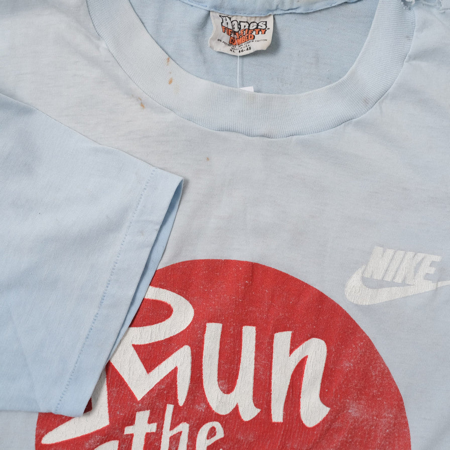 Vintage Nike Run The Lake T-Shirt Medium / Large - Double Double Vintage