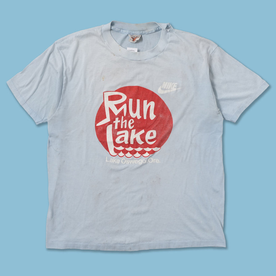 Vintage Nike Run The Lake T-Shirt Medium / Large - Double Double Vintage