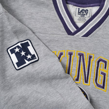 Vintage Vikings V-Neck Sweater XLarge - Double Double Vintage