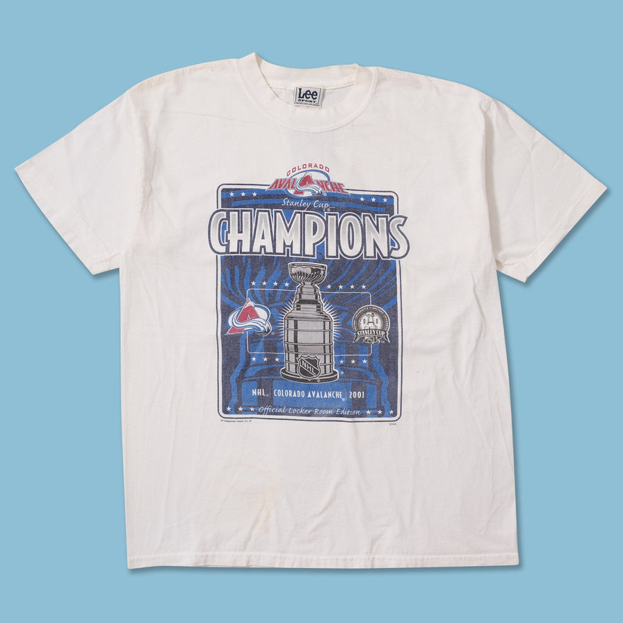2001 Colorado Avalanche Champions T-Shirt Medium 