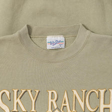 Vintage Sky Ranch Colorado Sweater Large 