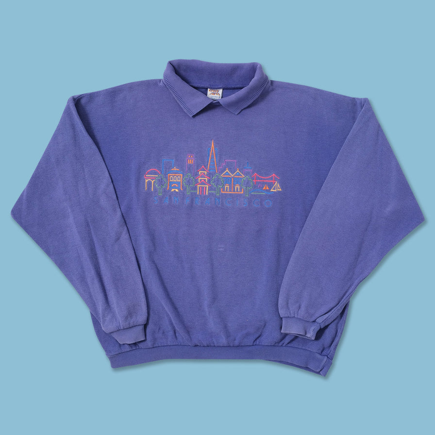 Vintage Collared San Franciscso Sweater Large 