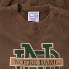 Vintage Notre Dame Sweater XLarge 