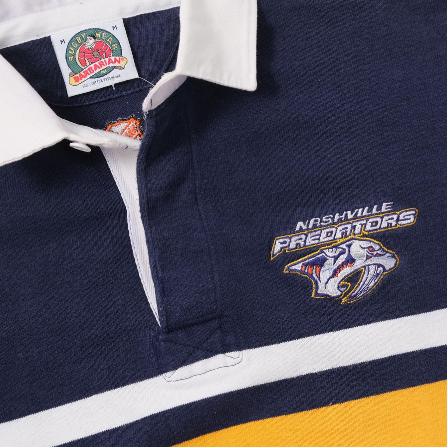 Vintage Nashville Pretadors Long Polo Medium 